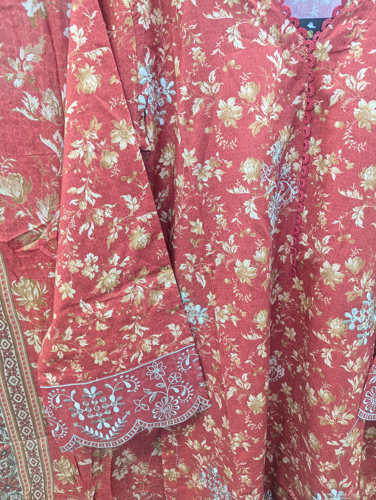 BIN SAEED EXCLUSIVE STITCHED LAWN D-07