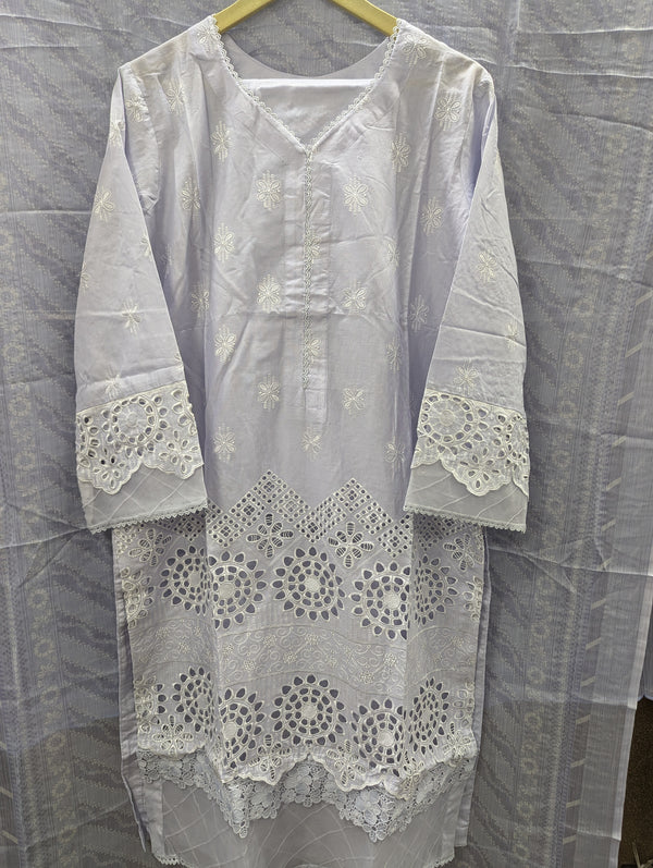 BIN SAEED CHIKANKARI STITCHED 2024 D-01