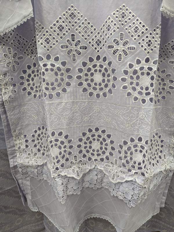 BIN SAEED CHIKANKARI STITCHED 2024 D-01