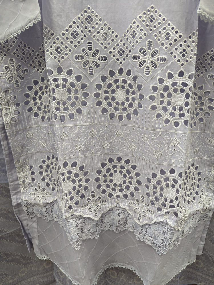 BIN SAEED CHIKANKARI STITCHED 2024 D-01