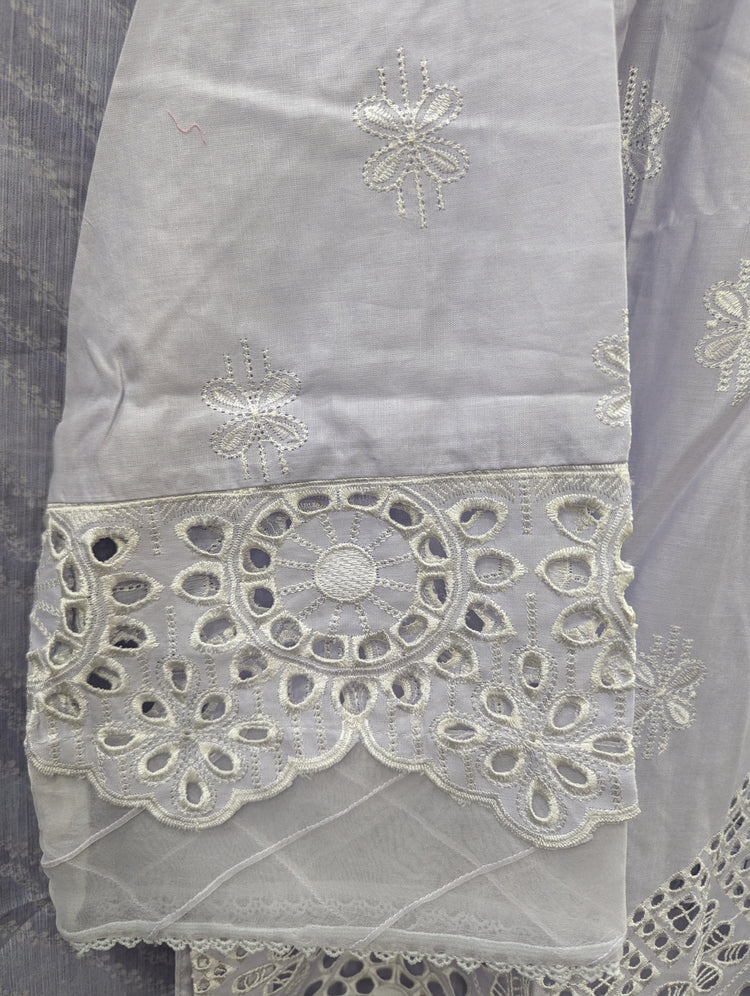 BIN SAEED CHIKANKARI STITCHED 2024 D-01