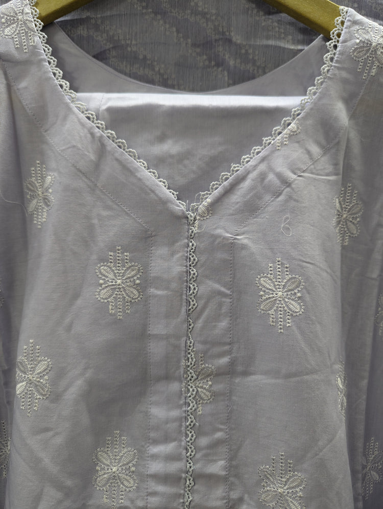 BIN SAEED CHIKANKARI STITCHED 2024 D-01