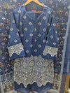 BIN SAEED CHIKANKARI STITCHED 2024 D-02
