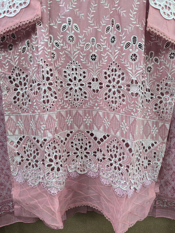BIN SAEED CHIKANKARI STITCHED 2024 D-03