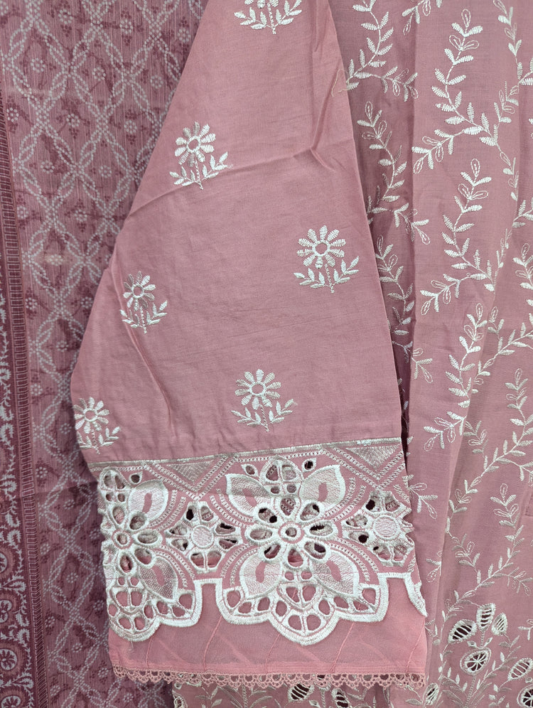 BIN SAEED CHIKANKARI STITCHED 2024 D-03