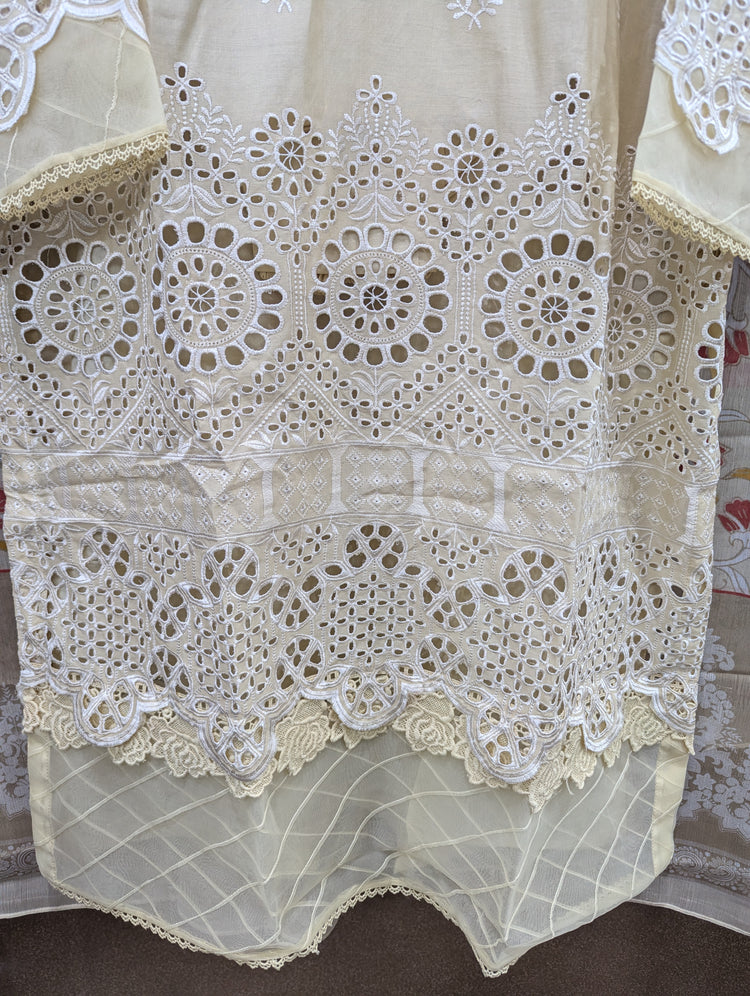 BIN SAEED CHIKANKARI STITCHED 2024 D-04
