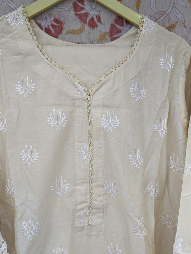BIN SAEED CHIKANKARI STITCHED 2024 D-04