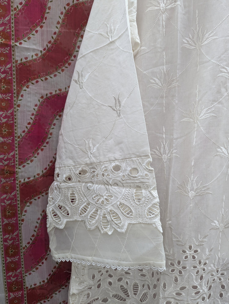 BIN SAEED CHIKANKARI STITCHED 2024 D-05