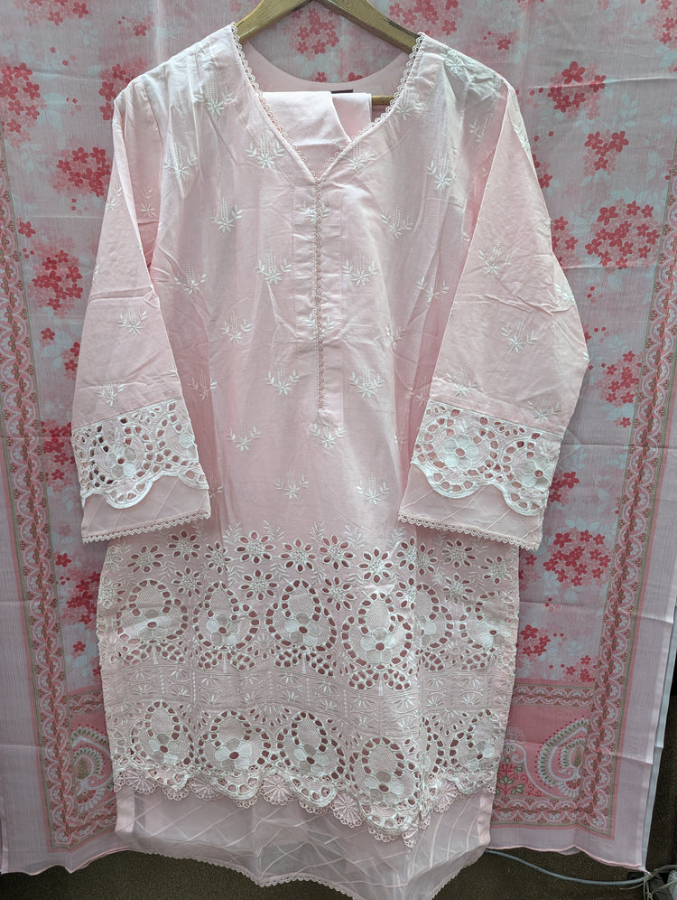 BIN SAEED CHIKANKARI STITCHED 2024 D-07