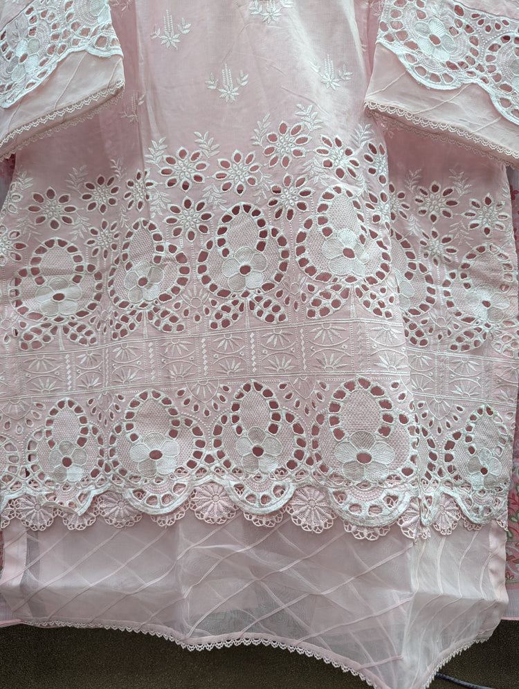 BIN SAEED CHIKANKARI STITCHED 2024 D-07