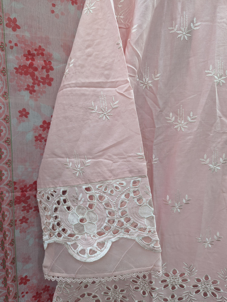 BIN SAEED CHIKANKARI STITCHED 2024 D-07
