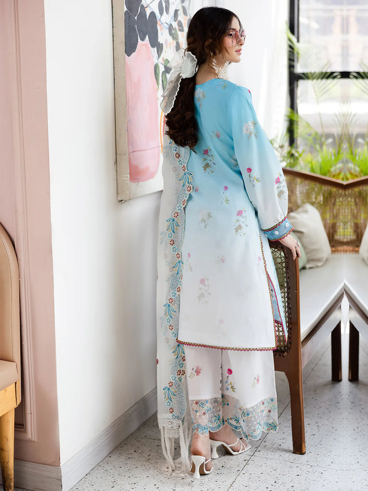 AFTERHOURS BY MAHNUR UN-STITCHED 3PC | Pastel Pop