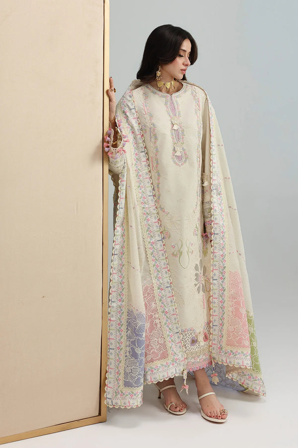 Qalamkar Festive Lawn '26/QFL-01 ELMA