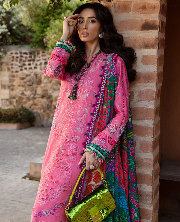 REPUBLIC UNSTITCHED 3PC | ILANA EID LUXURY LAWN | Clemence (D1-A)