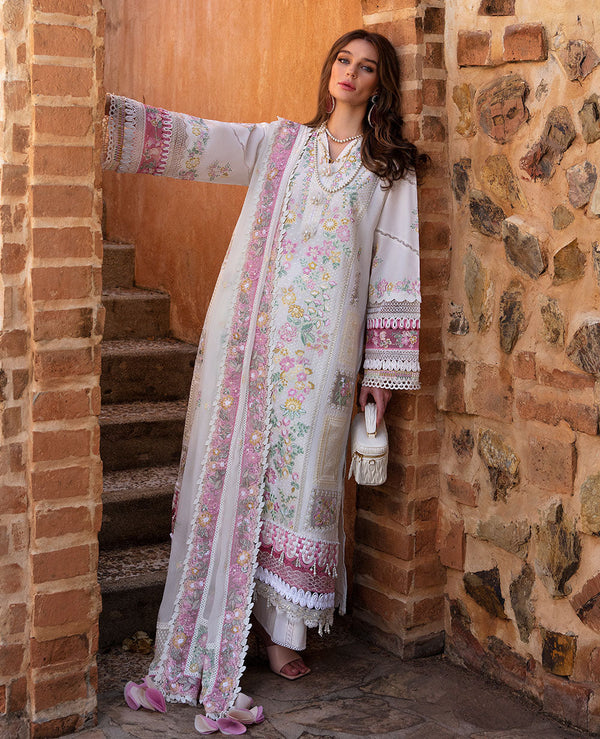 REPUBLIC UNSTITCHED 3PC | ILANA EID LUXURY LAWN |Reveuse (D4-A)