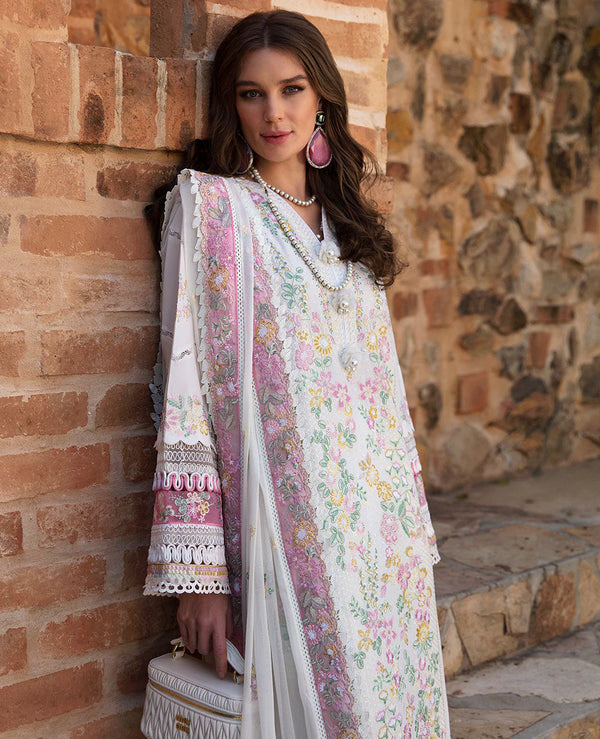 REPUBLIC UNSTITCHED 3PC | ILANA EID LUXURY LAWN |Reveuse (D4-A)