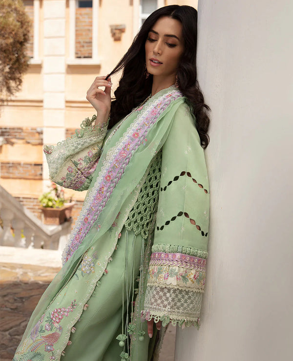 REPUBLIC UNSTITCHED 3PC | ILANA EID LUXURY LAWN |Aurelie (D7-A)