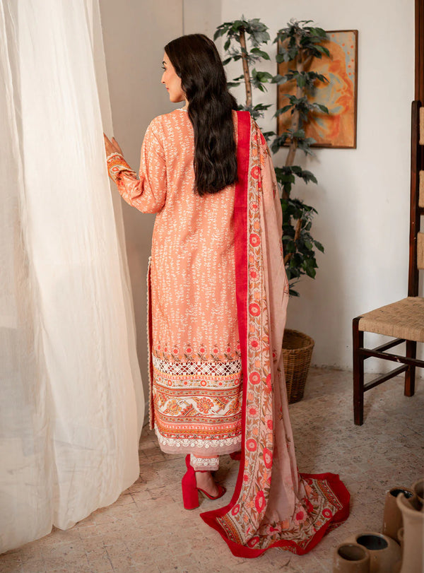 SELENE BY ROHEENAZ FALL UN-STITCHED 3PC | Ezra