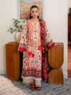 SELENE BY ROHEENAZ FALL UN-STITCHED 3PC | Russet