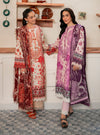 SELENE BY ROHEENAZ FALL UN-STITCHED 3PC | Russet