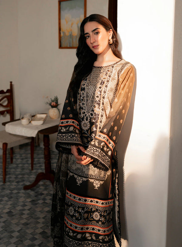 SELENE BY ROHEENAZ FALL UN-STITCHED 3PC | Jane