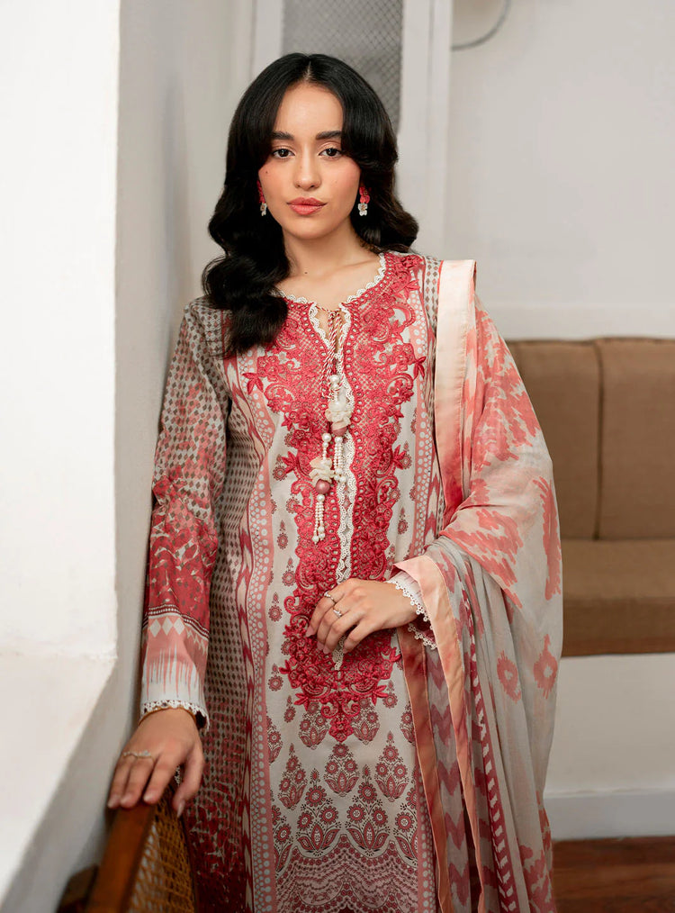 SELENE BY ROHEENAZ FALL UN-STITCHED 3PC | Robin