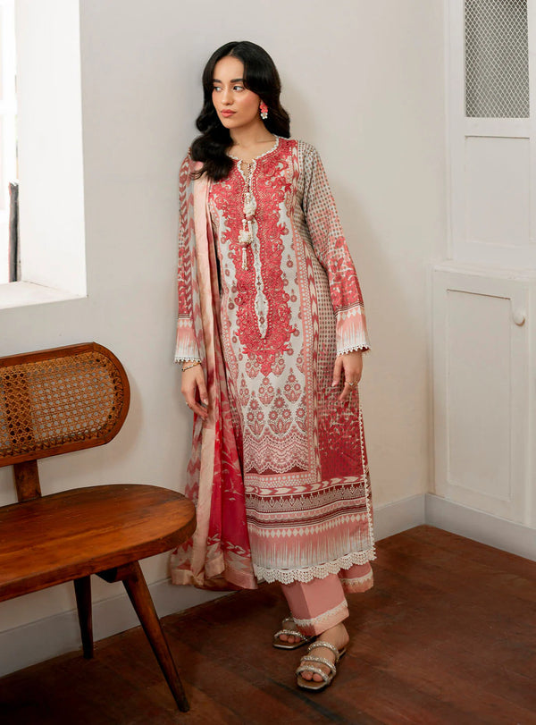 SELENE BY ROHEENAZ FALL UN-STITCHED 3PC | Robin