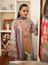 SELENE BY ROHEENAZ FALL UN-STITCHED 3PC | Honey