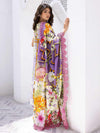 ROOHINAAZ BY MUSHQ UN-STICHED 3PC|Orchid Oasis 07A