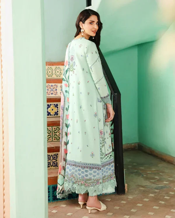SUMMER REVERIE BY ROHEENAZ UN-STITCHED 3PC | Rosaline