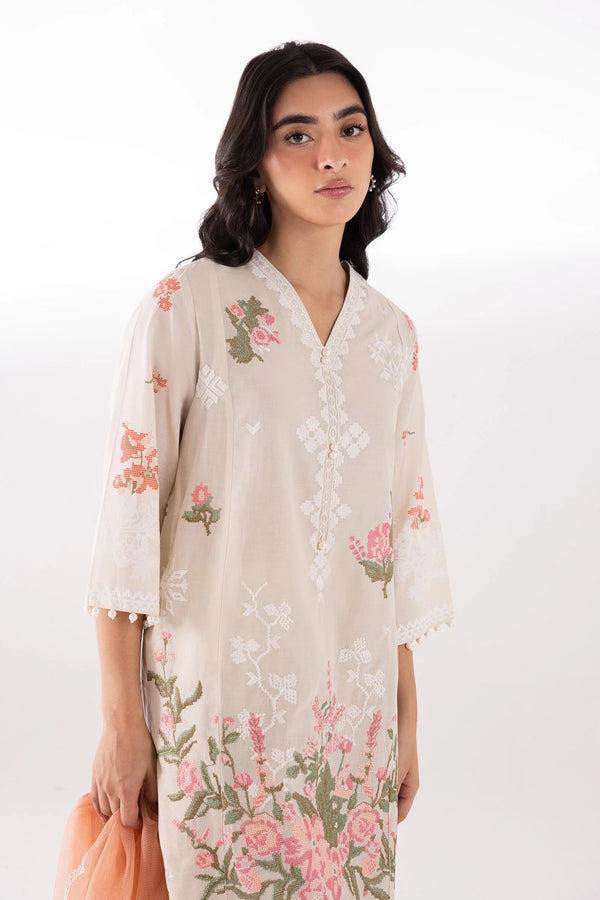 SANA SAFINAZ FESTIVE RTW SC26MUZ116AP3 Stitched Embroidered Muzlin Lawn Suit