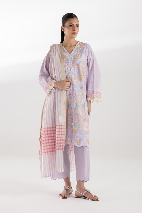 SANA SAFINAZ FESTIVE RTW SC26MUZ217BP3 Stitched Embroidered Muzlin Lawn Suit