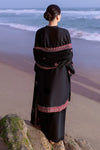 CROSS STITCH/RAVEN FOLK-3PC SATIN EMBROIDERED SUIT