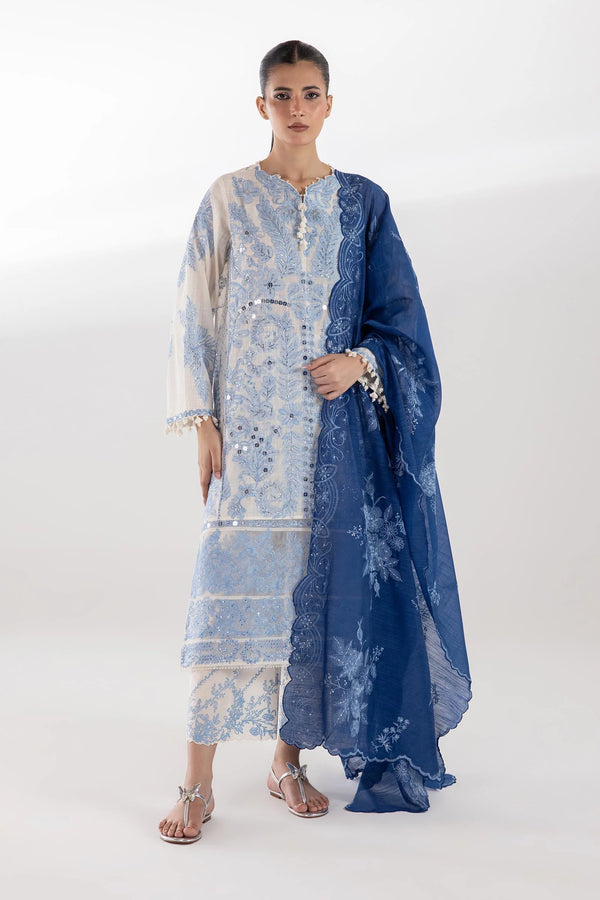 SANA SAFINAZ FESTIVE RTW SC26LUX102AP3 Stitched Embroidered Lawn Suit