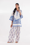 SANA SAFINAZ FESTIVE RTW SS26BSP033P2T Stitched Printed Slub Shirt + Shalwar