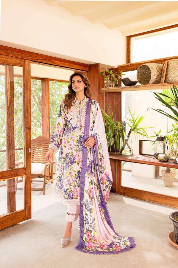 SHIREEN BY SABLE VOGUE UN-STICHED 3PC|SSC-07-24