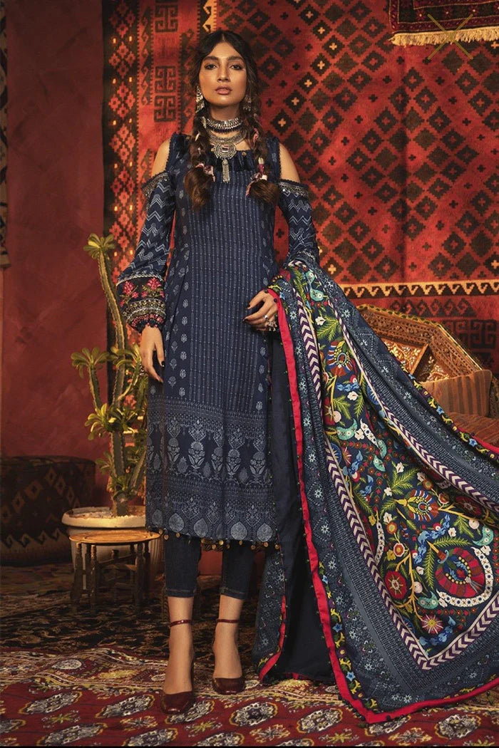 MARIA B MPRINTS LINEN UNSTITCHED 12B