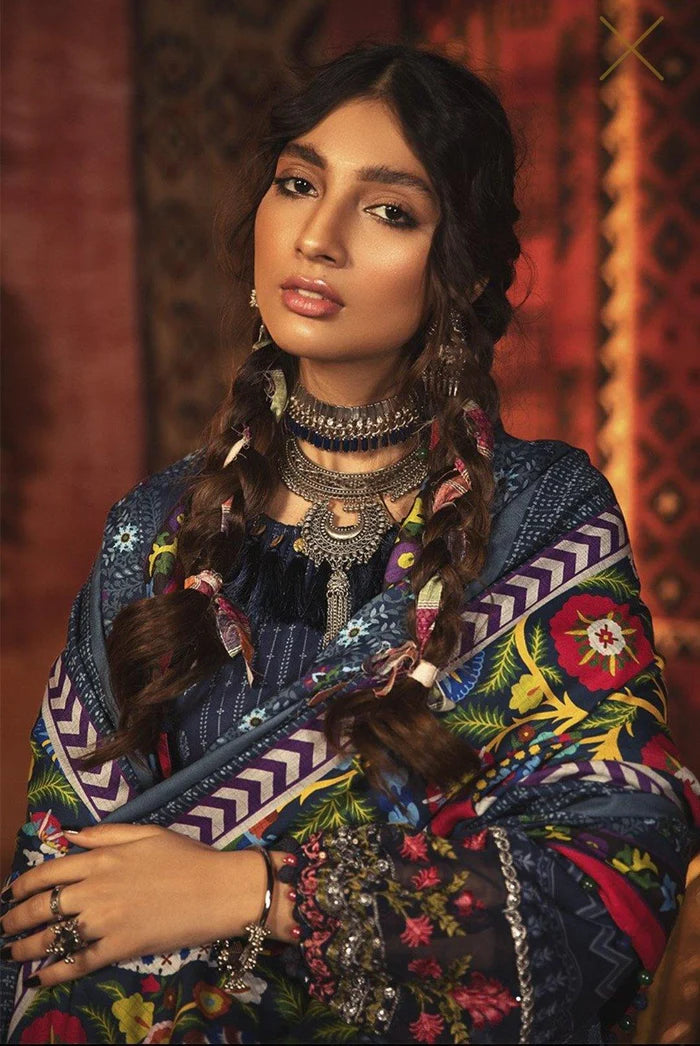 MARIA B MPRINTS LINEN UNSTITCHED 12B