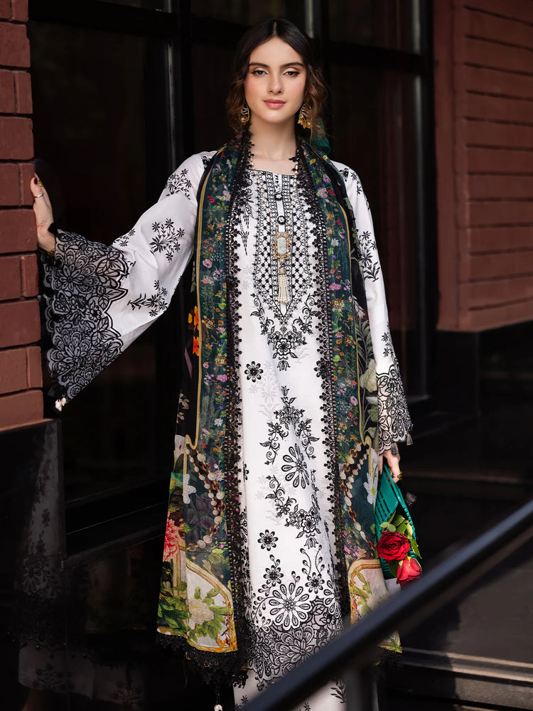 AFTERHOURS BY MAHNUR UN-STITCHED 3PC | Sundaze Soiree