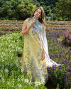 THE SECRET GARDEN BY MUSHQ UN-STITCHED 3PC | Sunlit Meadow