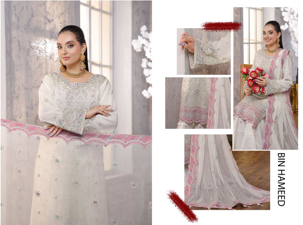 UKASH BY BIN HAMEED SEM-STITCHED | EKR1605