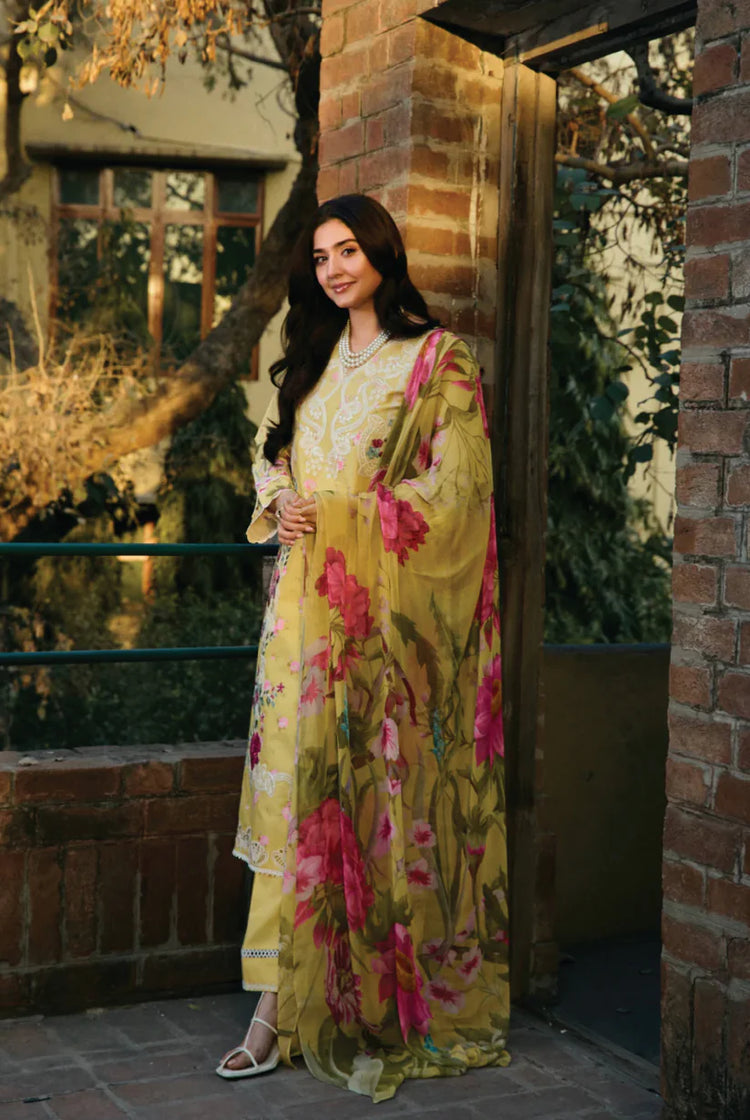 VINTAGE FLORA BY MANARA LUXURY LAWN | VF-06