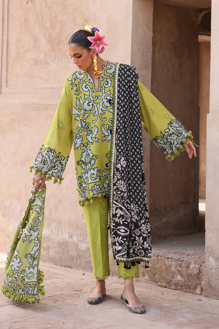 ELAN LUXURY UN-STITCHED 3PC | EL25-03 A