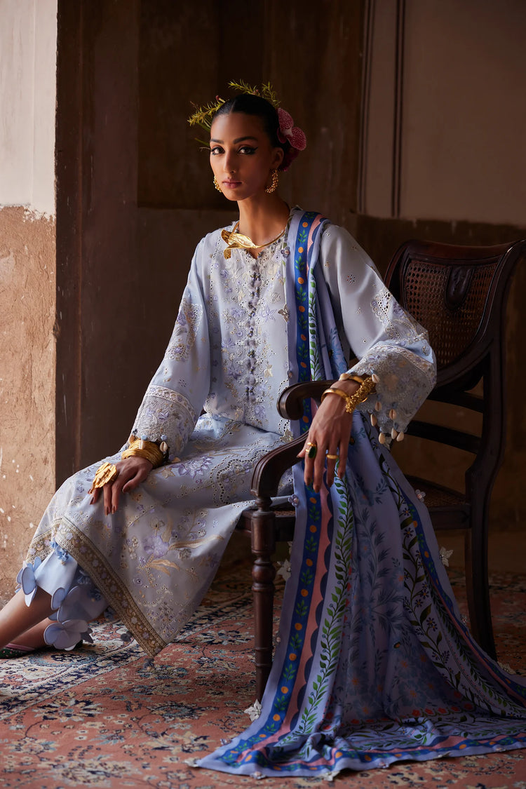 ELAN LUXURY UN-STITCHED 3PC | EL25-01 B