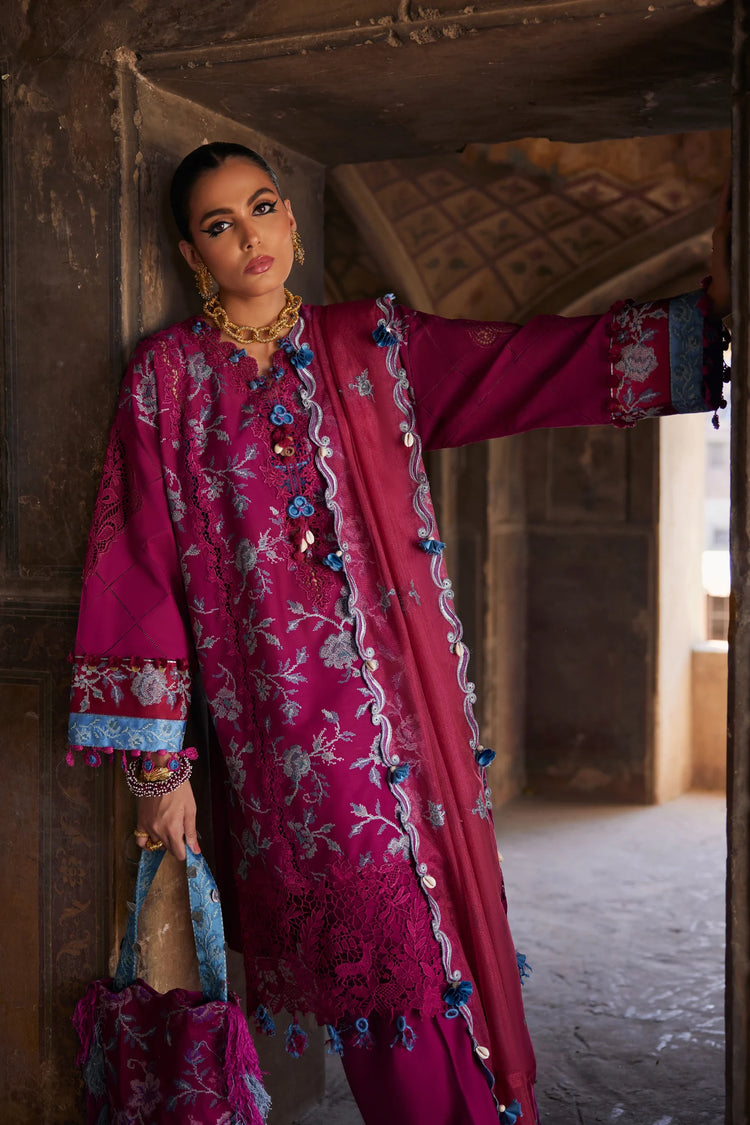 ELAN LUXURY UN-STITCHED 3PC | EL25-10 B