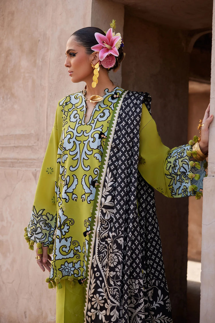 ELAN LUXURY UN-STITCHED 3PC | EL25-03 A