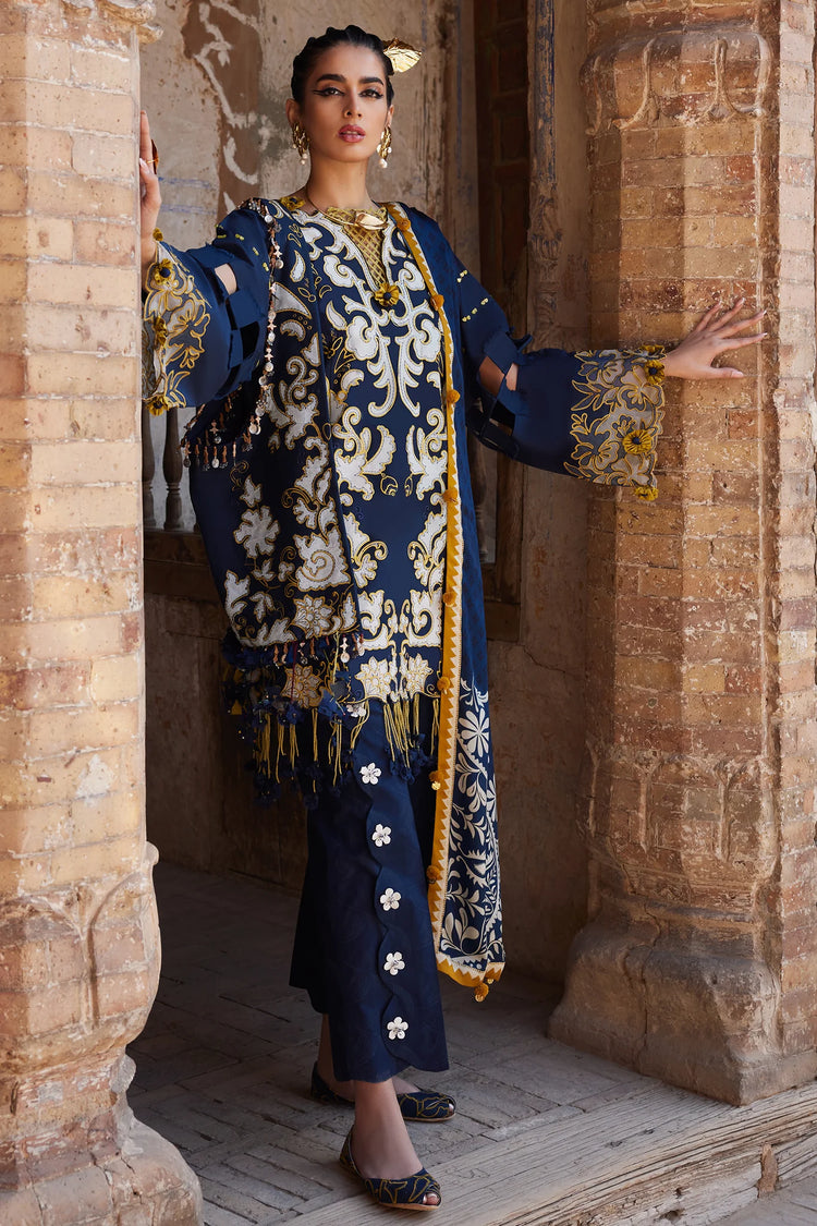 ELAN LUXURY UN-STITCHED 3PC | EL25-03 B