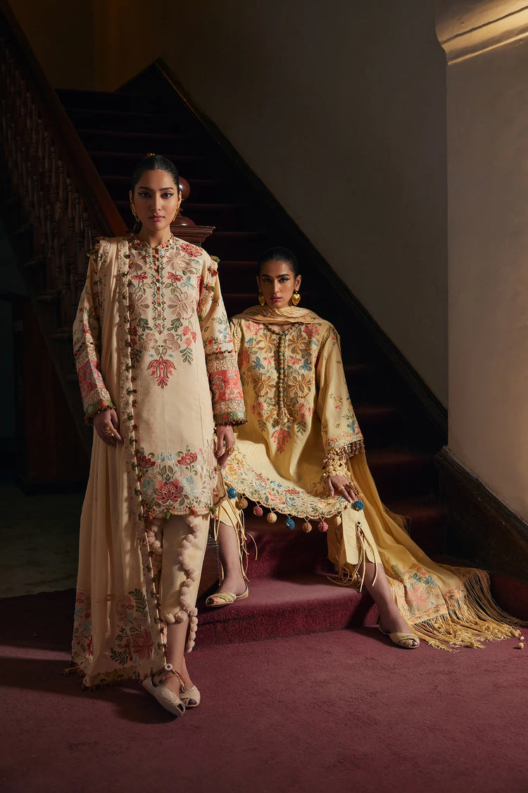 ELAN LUXURY UN-STITCHED 3PC | EL25-07 A