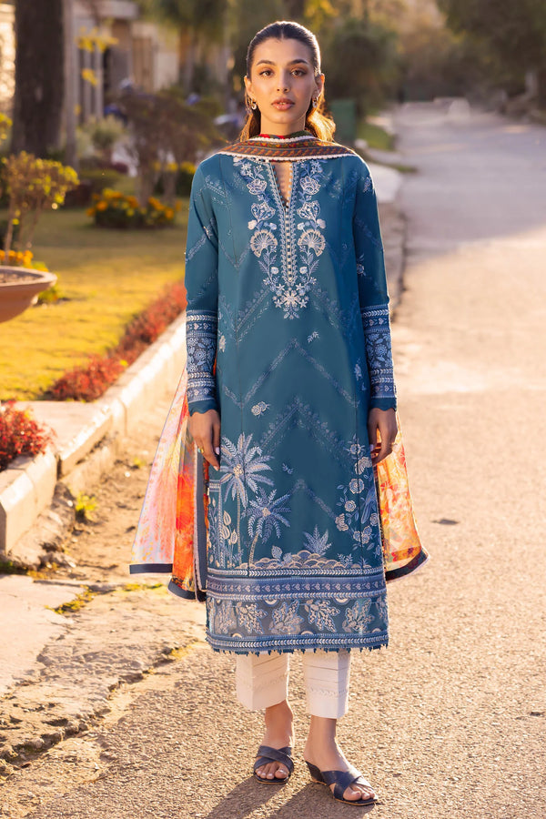 ZAHA LUXURY LAWN |UNSTITCHED 3PC| ZL24-5 B