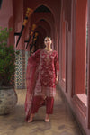 ELYSIAN BY ZAINAB FAZLANI LUXURY SEMI STITCHED CHIFFON ZFEC-005